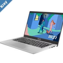MSI Modern Series Notebook 14 FHD Raptor Lake i51334U DDR IV 8GB2 3200MHz 512GB SSD Windows11 Home Plus Iris Xe Graphics