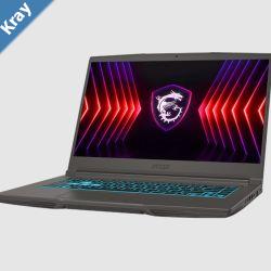 MSI Thin Series Gaming Notebook 15.6 FHDRaptor Lake i513420H DDR4 8GB2  512GB SSD Windows11 Home Standard RTX 3050 6GB GDDR6 6GB