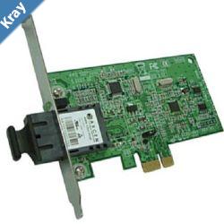 Alloy A102ESCASF  PCIE 100Mb Multimode SC Fibre Network Adapter with ASF 2.0 support. 2Km