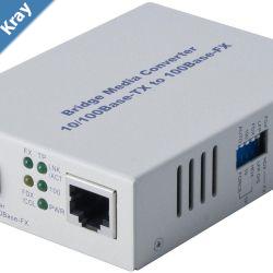 Alloy FCR200MT 10100BaseTX to 100BaseFX Multimode Fibre MT Converter with LFP via FEF or FM. 2Km