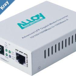 Alloy GCR2000LC 101001000BaseT to Gigabit Fibre LC Converter with LFP via FEF or FM. 220m or 550m
