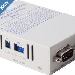 Alloy SCR460SC1 RS232422485 Serial DB9 to Multimode Fibre Converter. Max. range 2Km