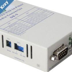 Alloy SCR460ST1  RS232422485 Serial DB9 to Multimode Fibre Converter. Max. range 2Km