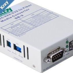 Alloy SCR460ST3  RS232422485 Serial DB9 to Single Mode Fibre Converter. Max. range 20Km