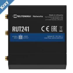 Teltonika RUT241  Instant LTE Failover  Compact and Powerful Industrial 4G LTE RouterFirewall  Replacement for RUT240