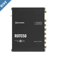 Teltonika RUTC50 5G Ultrahigh Cellular DualBand WiFi 6 with MultiUser MIMO Dual SIM Ultrahigh cellular speeds of up to 3.4 Gbps PSU included