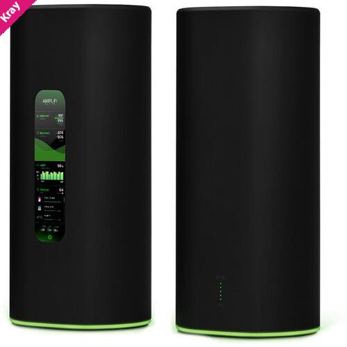 Ubiquiti Amplifi Alien Mesh System,  Wi-Fi 6,  Includes 1x Alien Mesh Point, 4x Gigabit Ethernet Ports on Router, Touch Screen Display