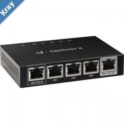 Ubiquiti EdgeRouter X  Advanced Gigabit Ethernet Router ERX  Incl 2Yr Warr