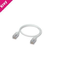 Ubiquiti UniFi Premium Patch Cable,0.3M, White, Ultra-Thin Braided Patch Cable, Designed Optimized 10GbE Networking