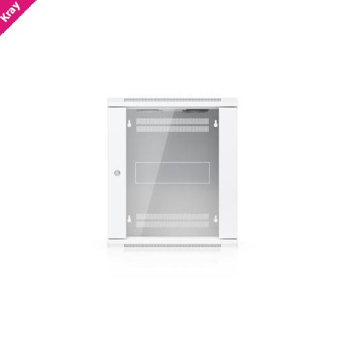 Ubiquiti 12U Rack Cabinet,Fully Assembled Wall-Mount Rack,Built-In Fans,Removable Panels,Easy Equipment Access,Space-Efficient Small-Scale Deployments