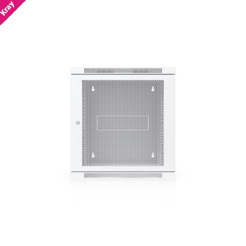 Ubiquiti 12U Rack Cabinet,Fully Assembled Wall-Mount Rack,Built-In Fans,Removable Panels, Easy Equipment Access,Space-Efficient Small-Scale Deployment