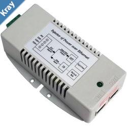 Tycon Power TPDCDC1248GDX2HP 1015VDC IN Qty 2 Ports 802.3afat 56VDC 21W OUT DC to DC Converter and Gigabit PoE inserter
