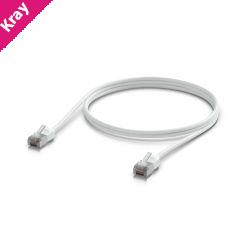 Ubiquiti UniFi Premium Patch Cable Outdoor, 1M, White, Ultra-thin, Rugged, Shielded Patch, Designed &Optimized, For 10 GbE networking, 2Yr Warr