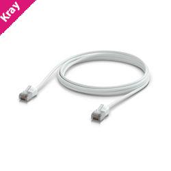 Ubiquiti UniFi Premium Patch Cable Outdoor, 3M, White, Ultra-thin, Rugged, Shielded Patch, Designed &Optimized, For 10 GbE networking, 2Yr Warr