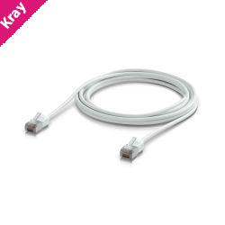 Ubiquiti UniFi Premium Patch Cable Outdoor, 5M, White, Ultra-thin, Rugged, Shielded Patch, Designed &Optimized, For 10 GbE networking, 2Yr Warr