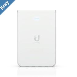 Ubiquiti UniFi WiFi 6 InWall Wallmounted Access Point with a Builtin PoE Switch115 m  coverage Incl 2Yr Warr
