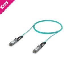 Ubiquiti 100G Long-Range Direct Attach Cable, 5M, Long-range QSFP28 direct attach cable with a 100 Gbps max data rate.