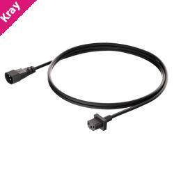 Ubiquiti C13-C14 Power Cable, C13 To C14 Braided Power Cable, 1.8 m, 10A/250V.