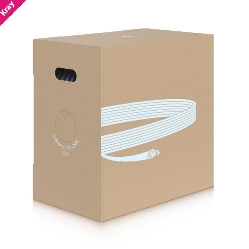 Ubiquiti UniFi Indoor Cable Cat6A CMR, Category 6A Ethernet cable for high-speed, indoor deployments.