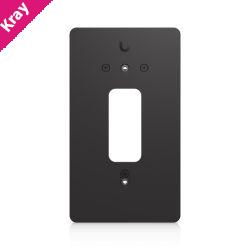 Ubiquiti UACC-DBL-GB-Plate-B, Secure, Flat Or Angled Mounting Plate For Installing The Doorbell Lite Over A Standard Single-Gang Box, Black