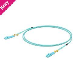 Ubiquiti MultiMode 10 Gbps OM3 Duplex LC Cable, 0.5m Length, Single Unit,10 Gbps Throughput, LC-LC Connector,