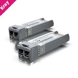 Ubiquiti 10G Multi-Mode Optical Module, SFP+ Transceiver Supports 10G Connections Up To 300m Using Multi-Mode Fiber, Duplex LC UPC Connector.