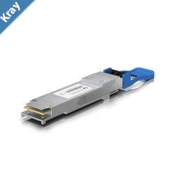 Ubiquiti 100G LR4 SingleMode Optical Module QSFP28 Transceiver Supports 100G Connections 10 Km Using SingleMode Fiber Duplex LC UPC Connector. Ubiquiti 100G LR4 SingleMode Optical Module QSFP28 Transceiver Supports 100G Connections 10 Km Using SingleMode Fiber Duplex LC UPC Connector.