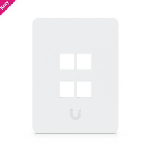 Ubiquiti Universal Paintable Keystone Wall Plate, 4-Pack, Universal Keystone Wall Plate, Paintable Cover For Clean, Customizable Finish.