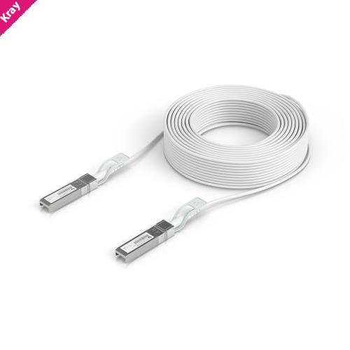Ubiquiti Uplink Cable Direct Attach Cable, 30M,Auto Link Optimization For Seamless 1G SFP,10G SFP+, 25G SFP28 Intercon Between UniF Items
