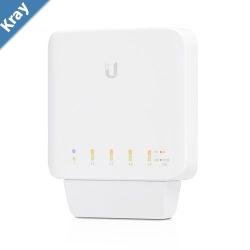 Ubiquiti UniFi USW Flex  Managed Layer 2 Gigabit Switch with Autosensing 802.3af PoE Support. 1x PoE In 4x PoE Out 2Yr Warr