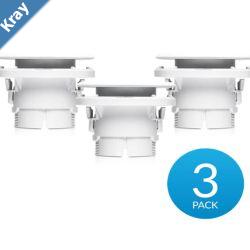 Ubiquiti UVCG3FLEX Camera Ceiling Mount Accessory 3pack Compatible with G3 Flex G5 Flex Incl 2Yr Warr