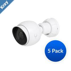 Ubiquiti UniFi Protect Camera G5Bullet 5Pack Nextgen IndoorOutdoor 2K HD PoE Camera Polycarbonate Housing Partial Outdoor Capable
