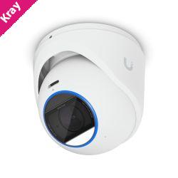 Ubiquiti  G6 Pro Turret, White, All-Weather Tamper-Resistant 4K PoE+Cam, AI Engine, 2.36x Optic Zoom,1/1.2'CMOS, Light Clarity,L-Range IR Night Vision