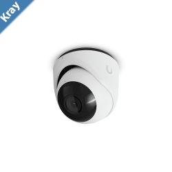Ubiquiti G6 Turret WhiteAllweatherTamperresistant 4K PoE CameraA 11.8 8MP Image SensorMultiTOPs AI Engine 3axis Manual Adjustment