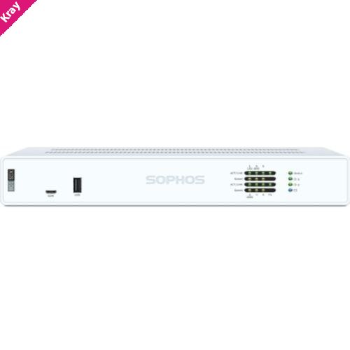 Sophos XGS 108 Appliance for HWaaS (12MOS-Commit) - AU power cord.  Can only be used with MSP Flex. Drop Ship from Sophos Only