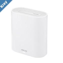 ASUS ExpertWiFi EBM68 1PK WiFi 6 AX 7800Mbps Business Mesh 2.5G Base T WAN Customised Guest Portal Wallmount Link Aggregation Expert Wifi