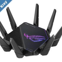 ASUS GTAX11000 Pro TriBand WiFi 6 Gaming Router Flexible Networking Ports ASUS RangeBoost Plus Enhanced Hardware AiMesh