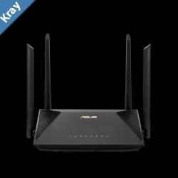 ASUS RTAX53U AX1800 Dual Band WiFi 6 802.11ax Router MUMIMO  OFDMA AiProtection Classic 1201 Mbps  5GHz 574 Mbps  2.4GHz