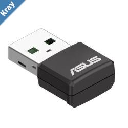 ASUS USBAX55 NANO Dual Band AX1800 USB WiFi 6 USB Adapter 802.11ax 1201Mbps574MbpsOFDMA MUMIMO BSS Colouring  NIC 