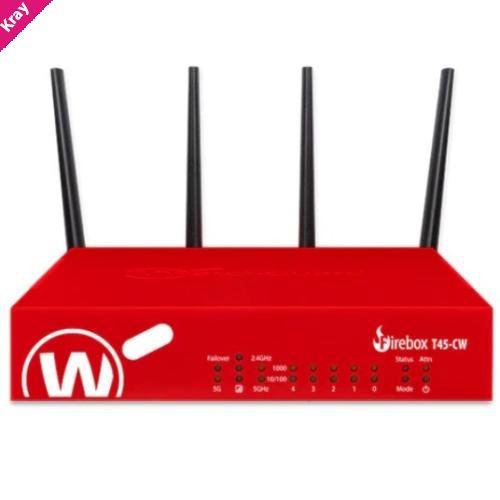 WatchGuard Firebox T45-CW  Appliance Only (AU) – License Not Included (Requires Separate WG License Purchase)