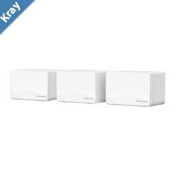 Mercusys Halo H25BE3pack BE3600 Whole Home Mesh WiFi 7 System