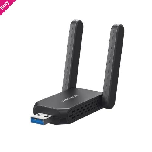 Mercusys AX1800 High-Gain Wireless Dual-Band USB Adapter (MA72XH)