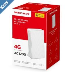 Mercusys MB1304G AC1200 Wireless Dual Band 4G LTE Router up to 150 Mbps Dual Band 1200 Mbps WiFi