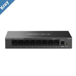 Mercusys MS108GS 8Port Gigabit Desktop Switch 8101001000 Mbps RJ45 port Supporting AutoMDIMDIX