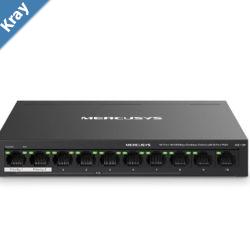 Mercusys MS110P 10Port 10100Mbps Desktop Switch with 8Port PoE Up to 250 m