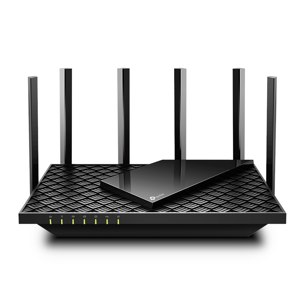 TPLink Archer AX72 AX5400 DualBand Gigabit WiFi 6 Router MUMIMO OFDMA 6x Antennas Beamforming 1x USB 3.0 Advanced Security and QoS