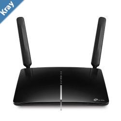 TPLink Archer MR600 4G Cat6 AC1200 Wireless Dual Band Gigabit Router OneMesh 300Mbps2.5Ghz 867Mbps5Ghz 4G SIM Slot 2 Detach. LTE Antnas