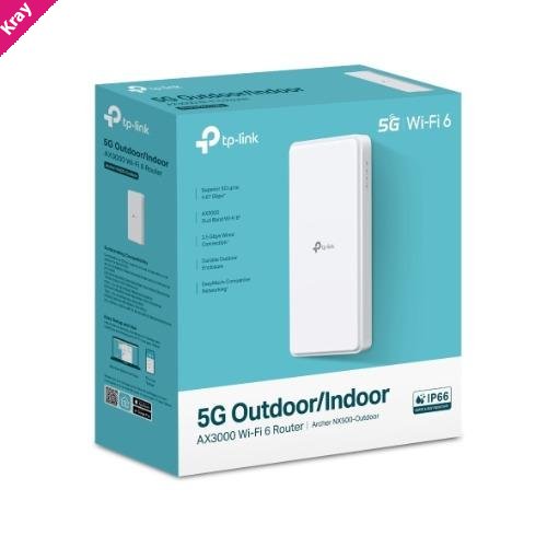 TP-Link Archer NX500-Outdoor 5G AX3000 Wi-Fi 6 Outdoor Router