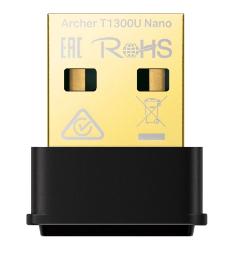 TPLink Archer T1300U Nano AC1300 Nano Wireless MUMIMO USB Adapter
