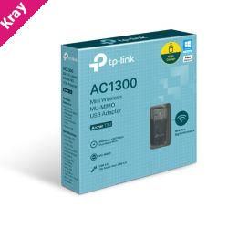 TP-Link Archer T3U AC1300 Mini Wireless MU-MIMO USB Adapter，Mini Size, 867Mbps at 5GHz + 400Mbps at 2.4GHz, USB 3.0